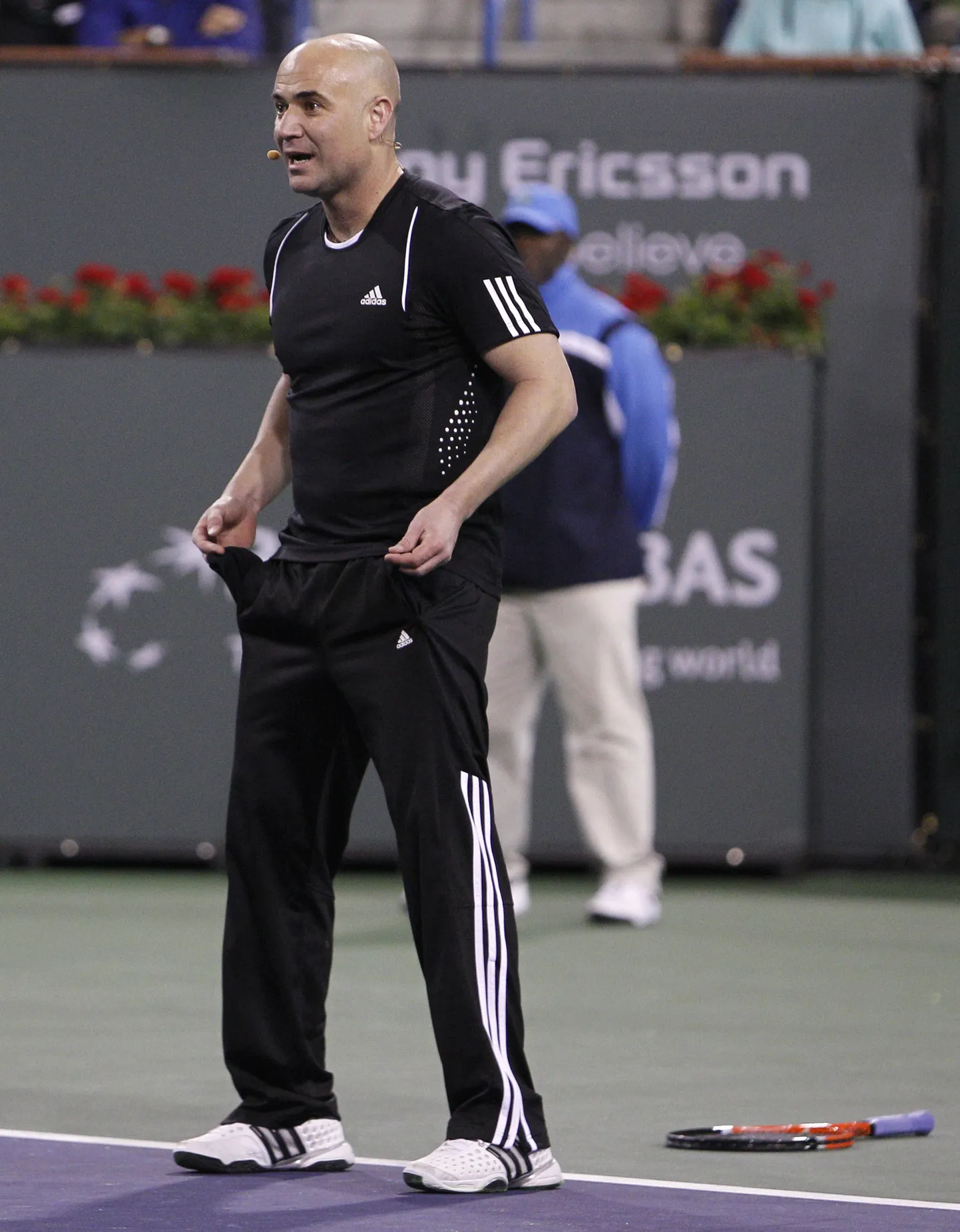 Andre Agassi imiteeris Pete Samprast: "Oi, mul ei ole raha. Ei, üks dollar siiski on."