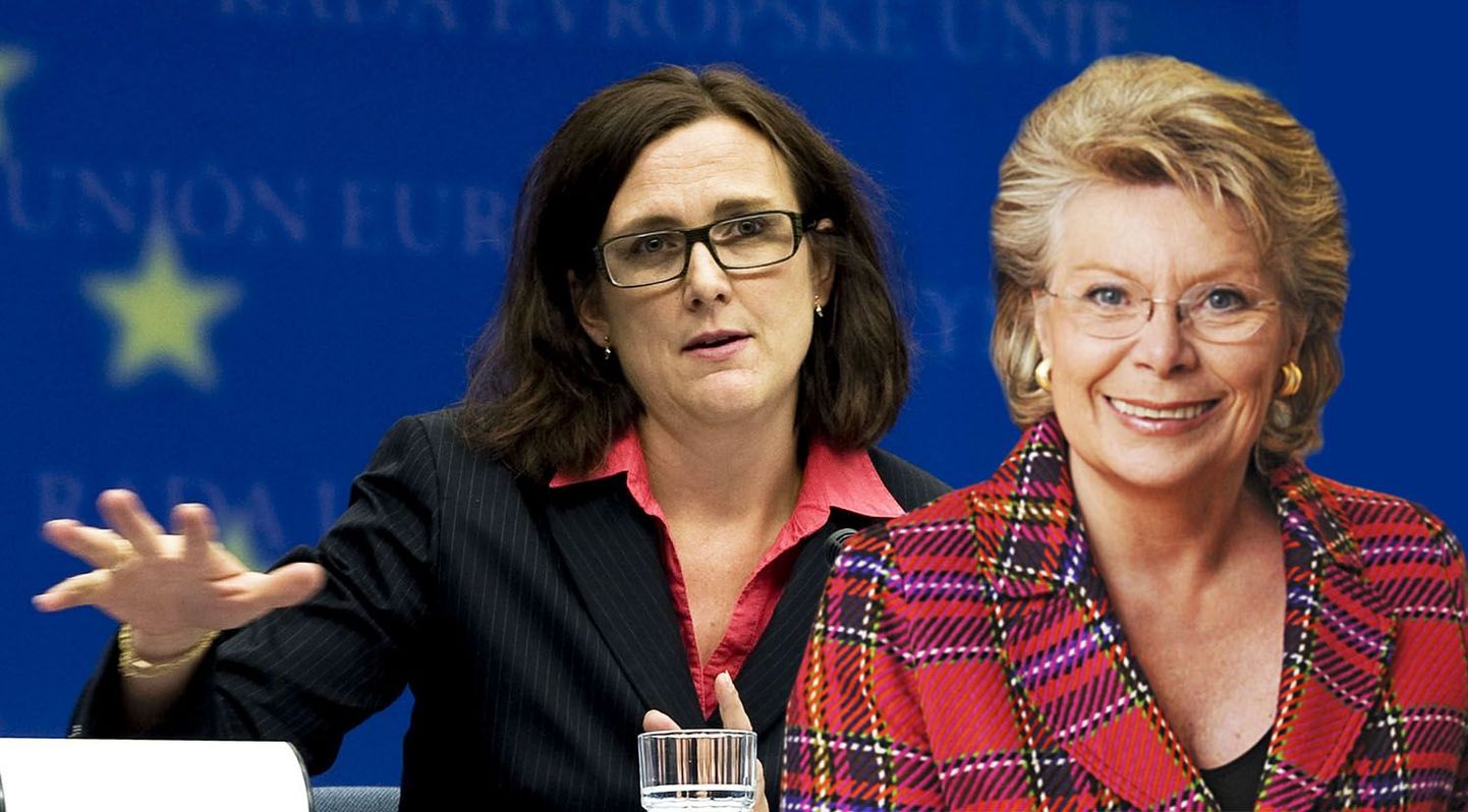 Euroopa Komisjoni volinikud
Cecilia Malmström ja Viviane Reding
