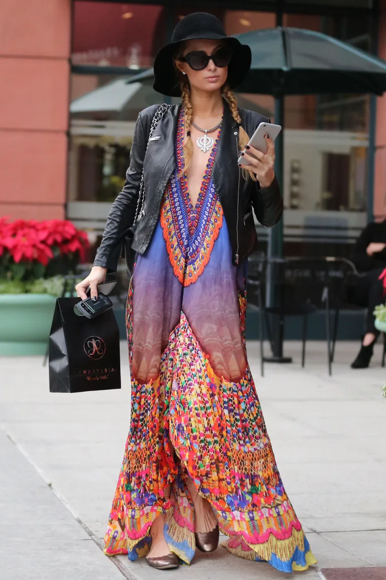 Paris Hilton Dashiki kleidis