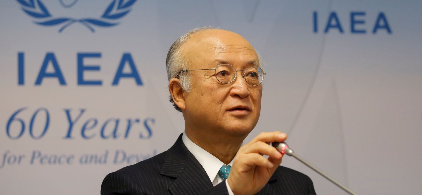 Rahvusvahelise Aatomienergiaagentuuri (IAEA) juht Yukiya Amano.