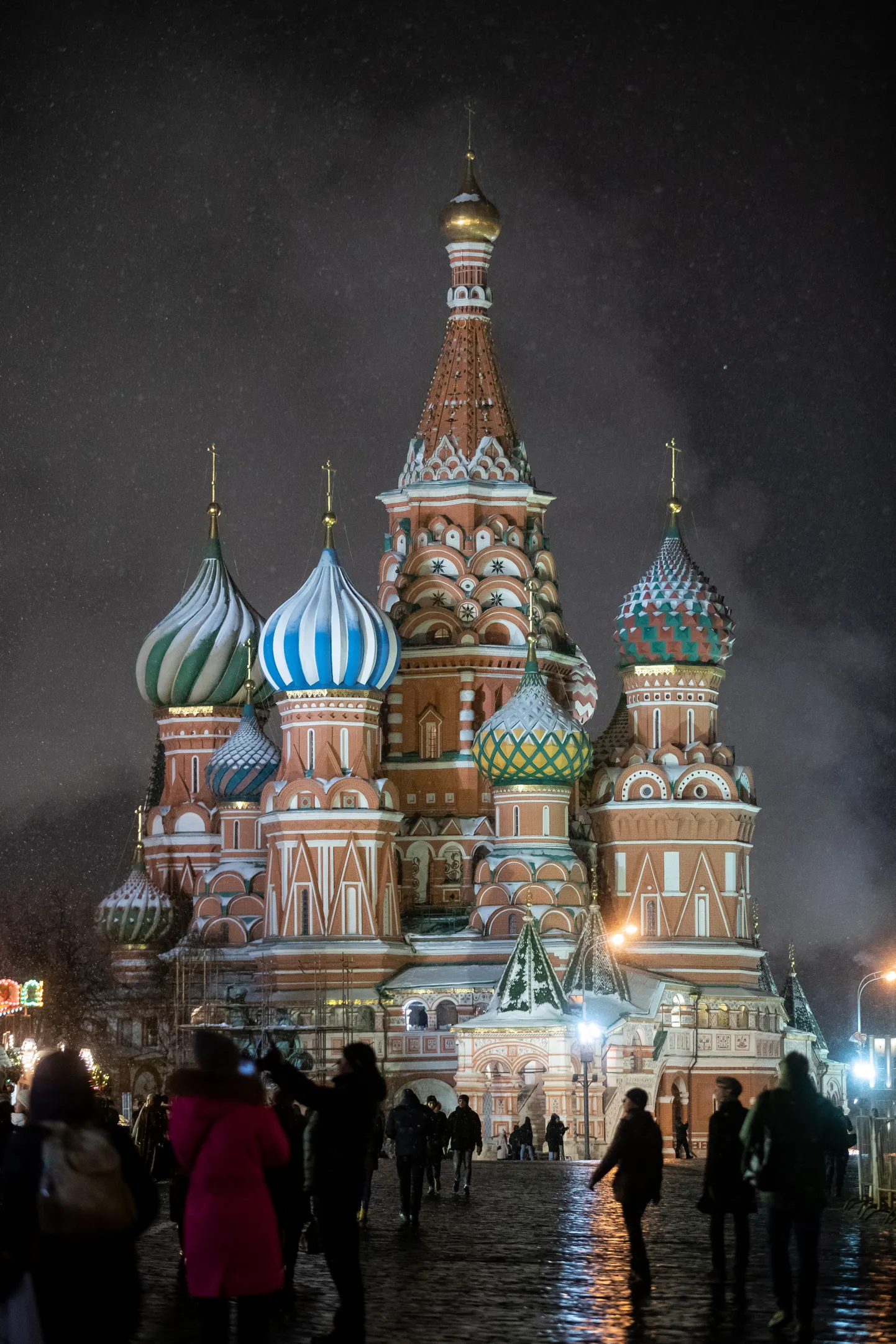 Moskva, Venemaa. Vassili Õndsa kirik.