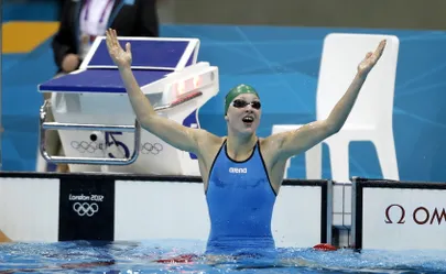 Rūta Meilutytė 2012. aastal Londoni olümpial.