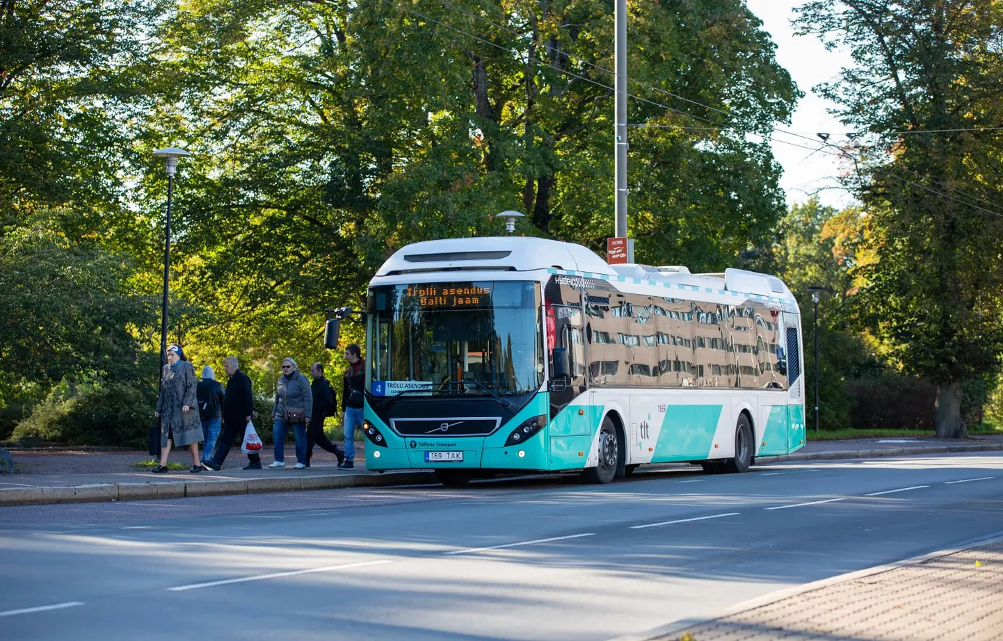 Trolli asendav buss.