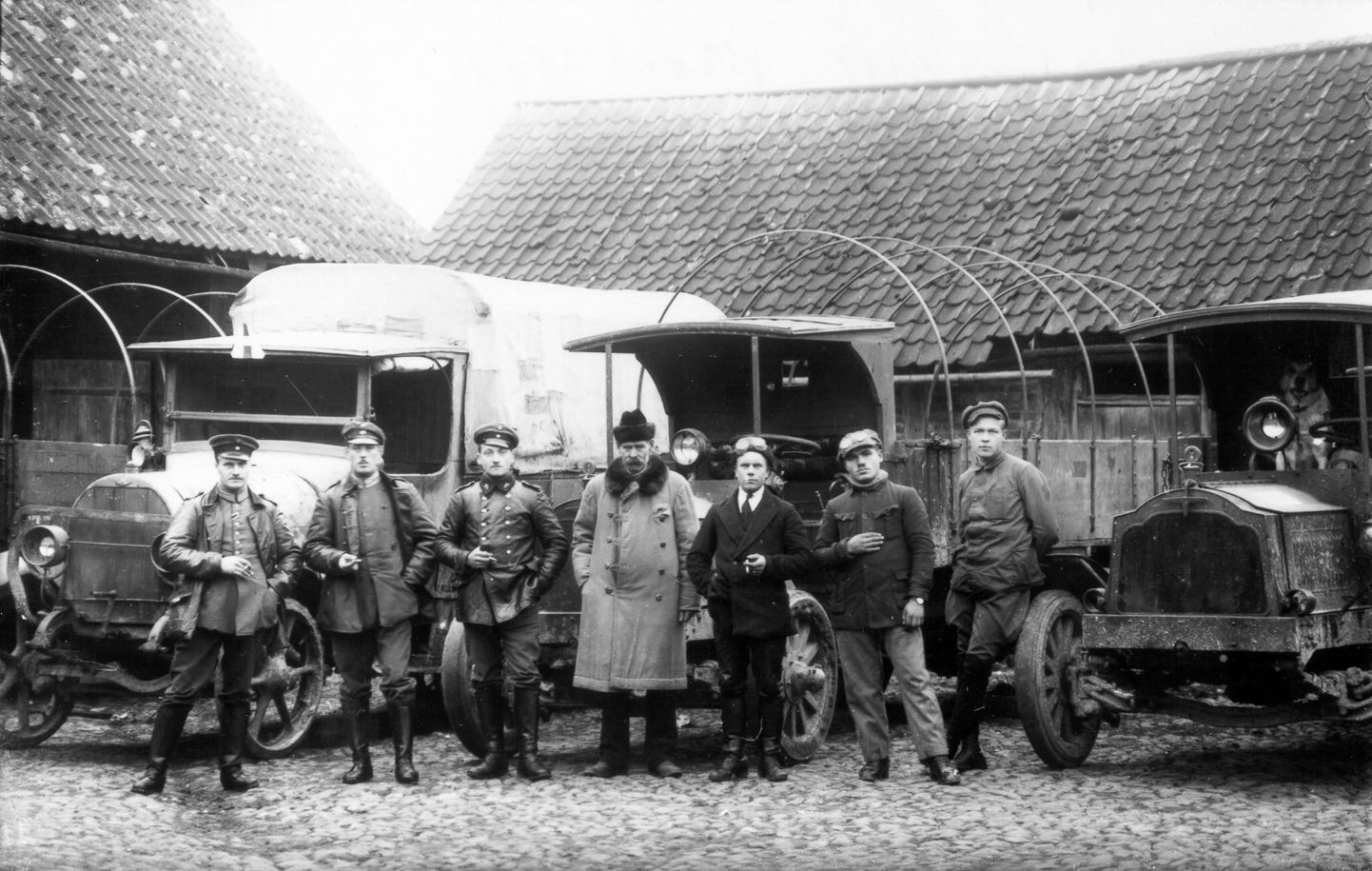 Saksa sõjaväelased 1918. aastal Viljandis