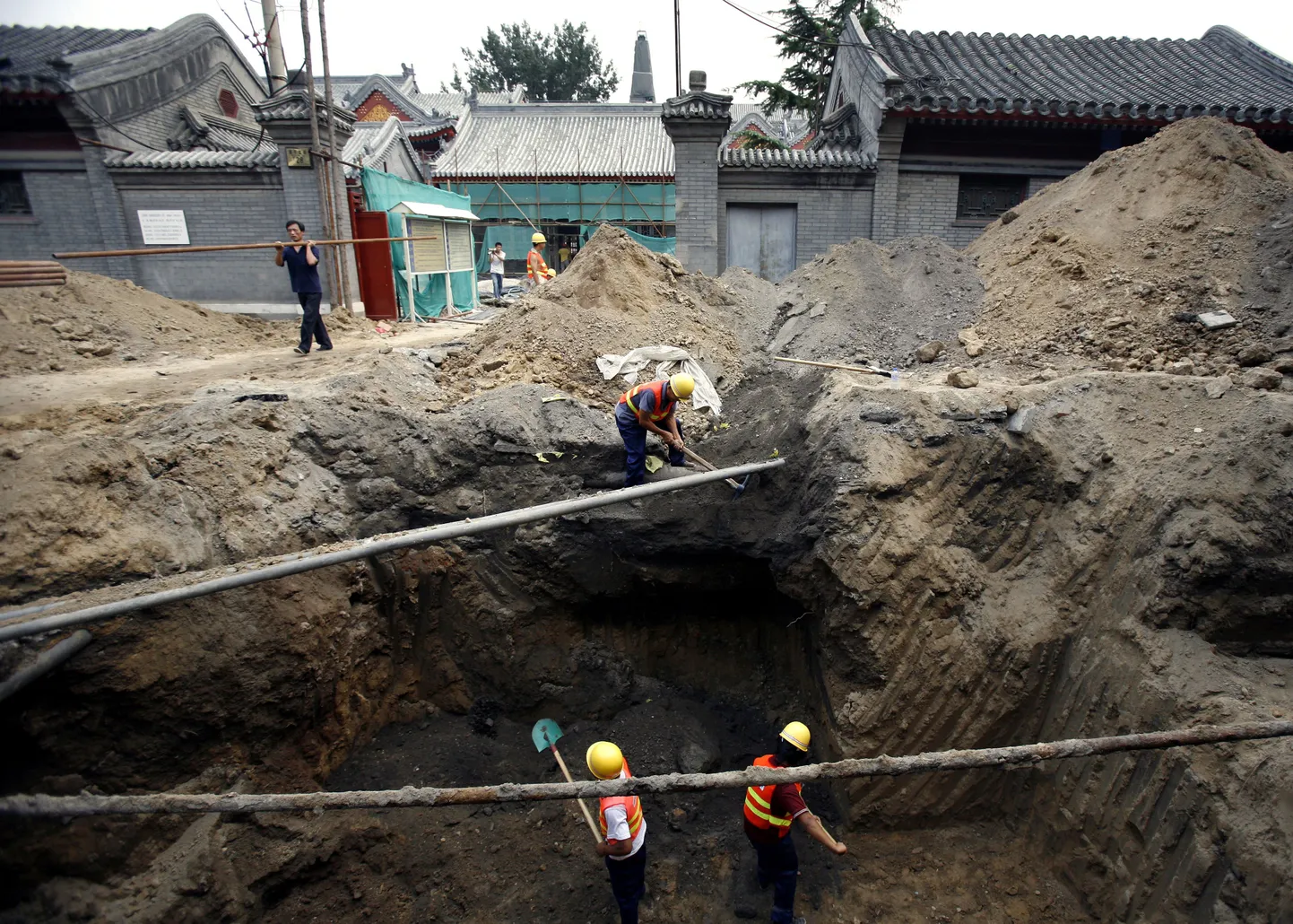 Hiina ehitustöölised