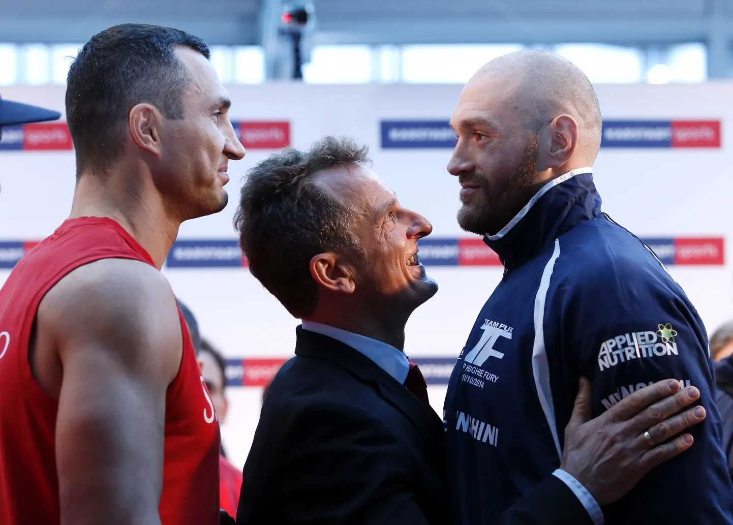 Vladimir Klitško ja Tyson Fury.