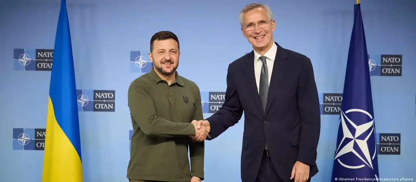Президент Украины Владимир Зеленский и генеральный секретарь НАТО Йенс Столтенберг в Брюсселе, июнь 2024