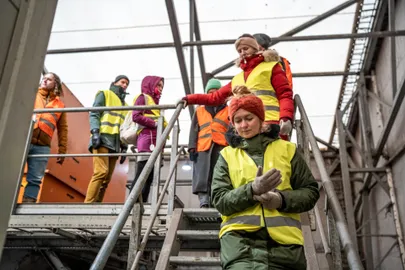 Programmi raames külastasid prügilat paarkümmend huvilist.