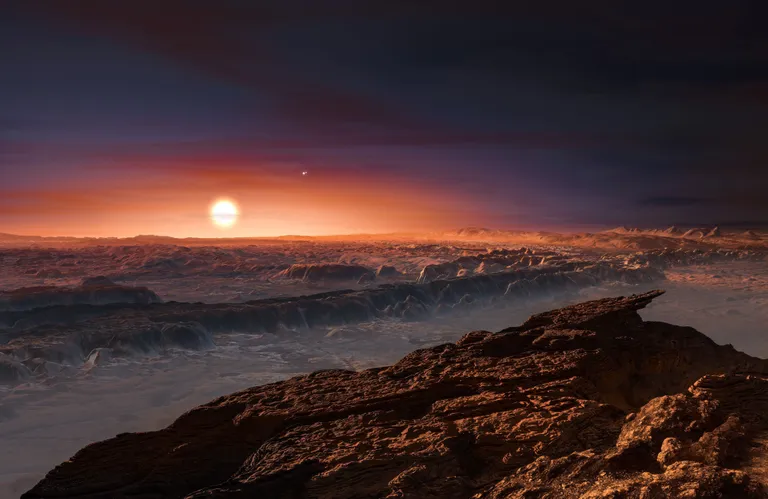 Kunstniku kujutis Proxima B-st.