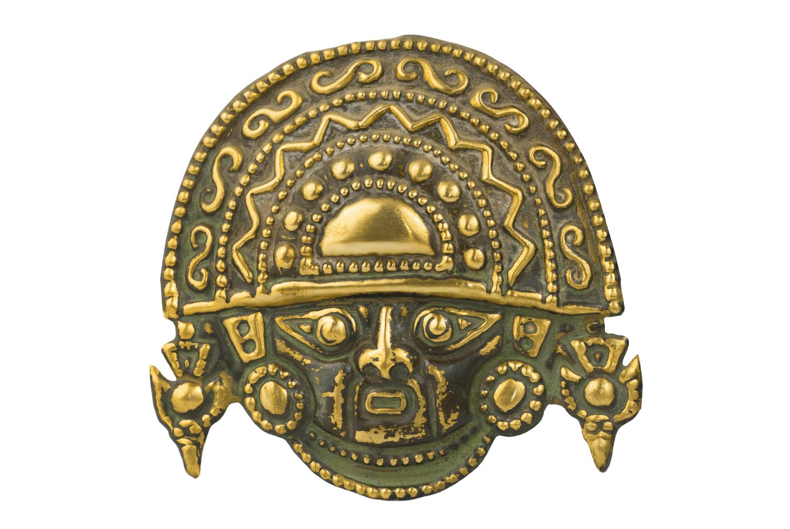 Peruust leitud iidne kuldmask. Pilt on illustreeriv