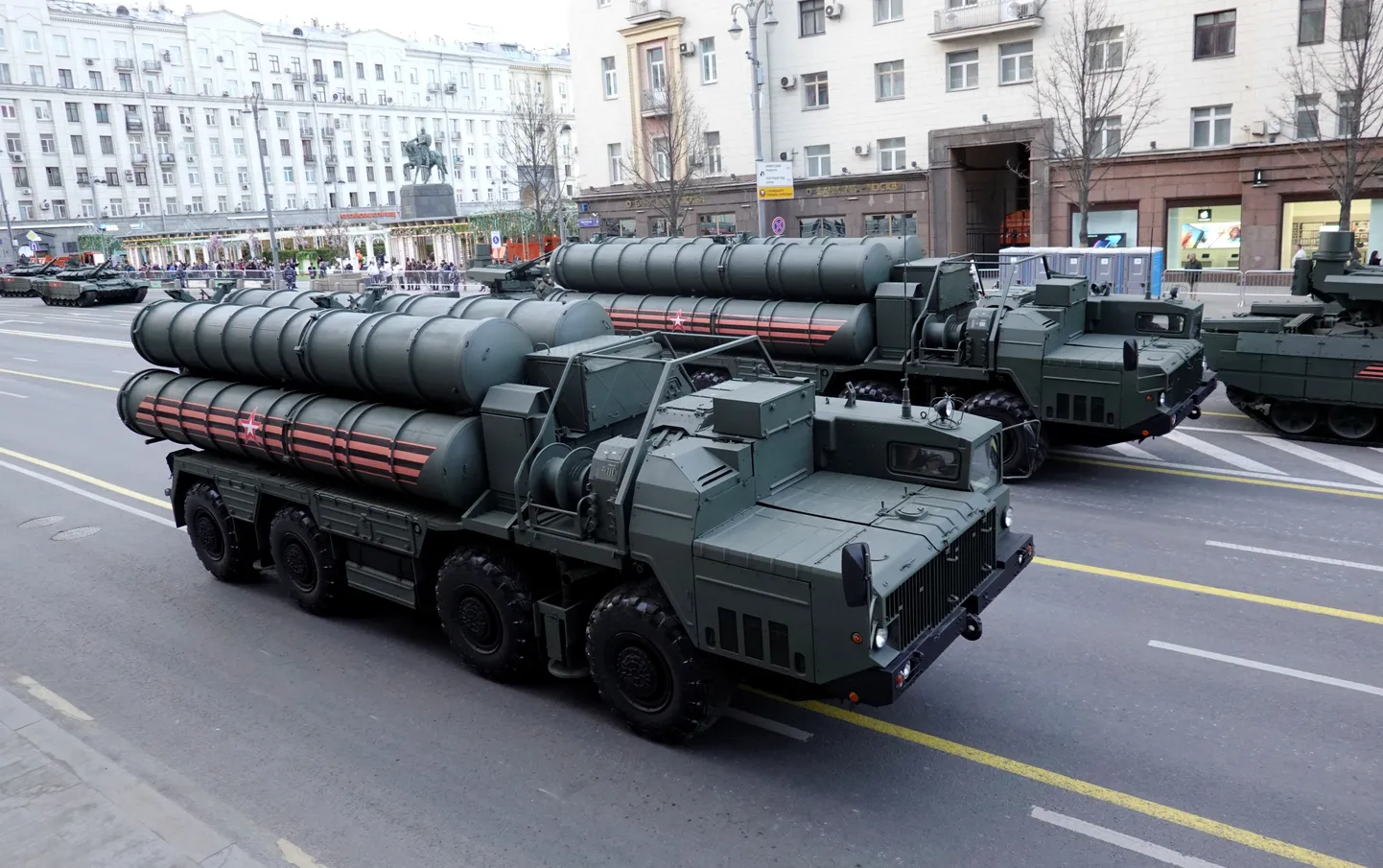 S-400 aizsardzības sistēma. Ilustratīvs attēls.