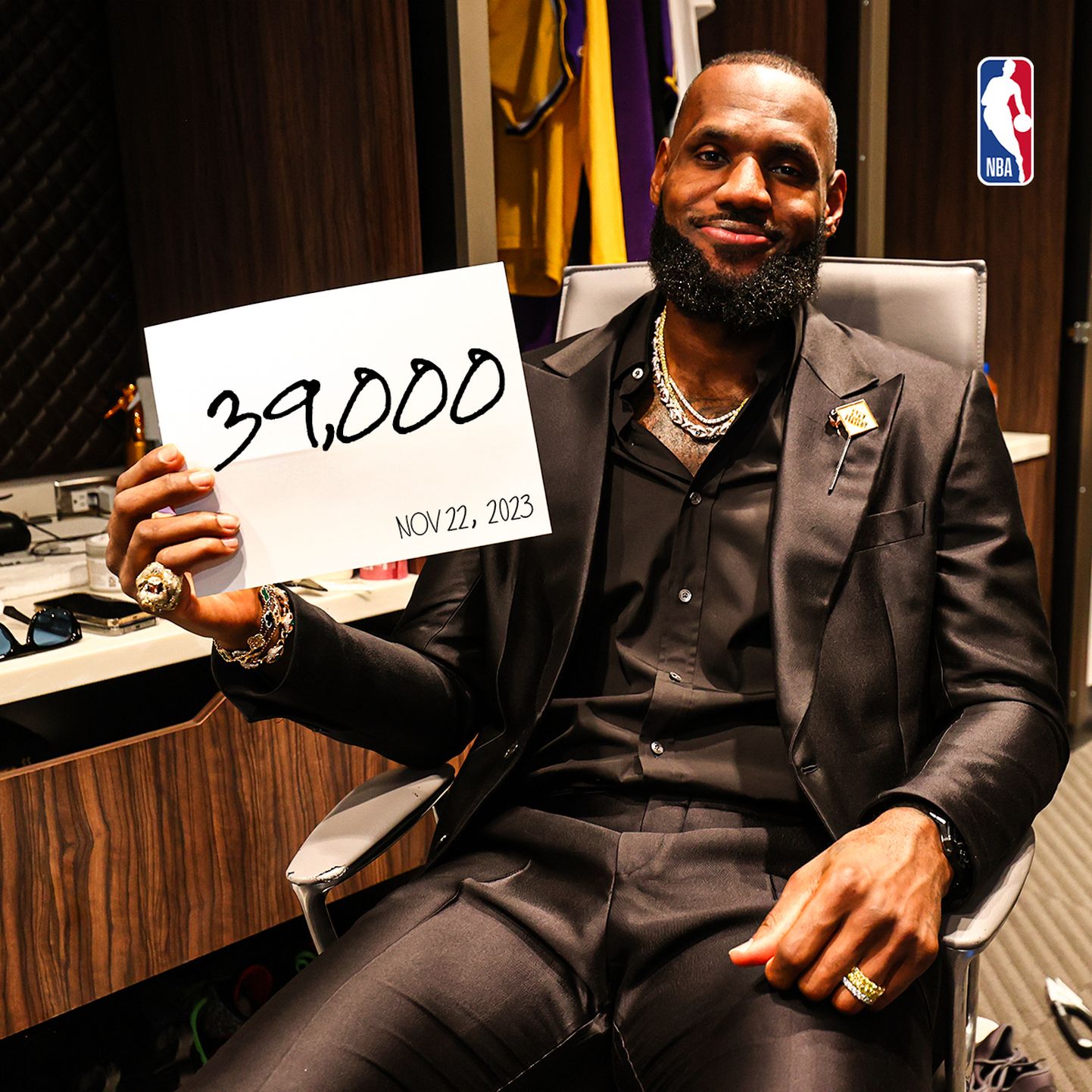 LeBron James on esimene mängija, kes korvpalliliigas NBA visanud 39 000 punkti.