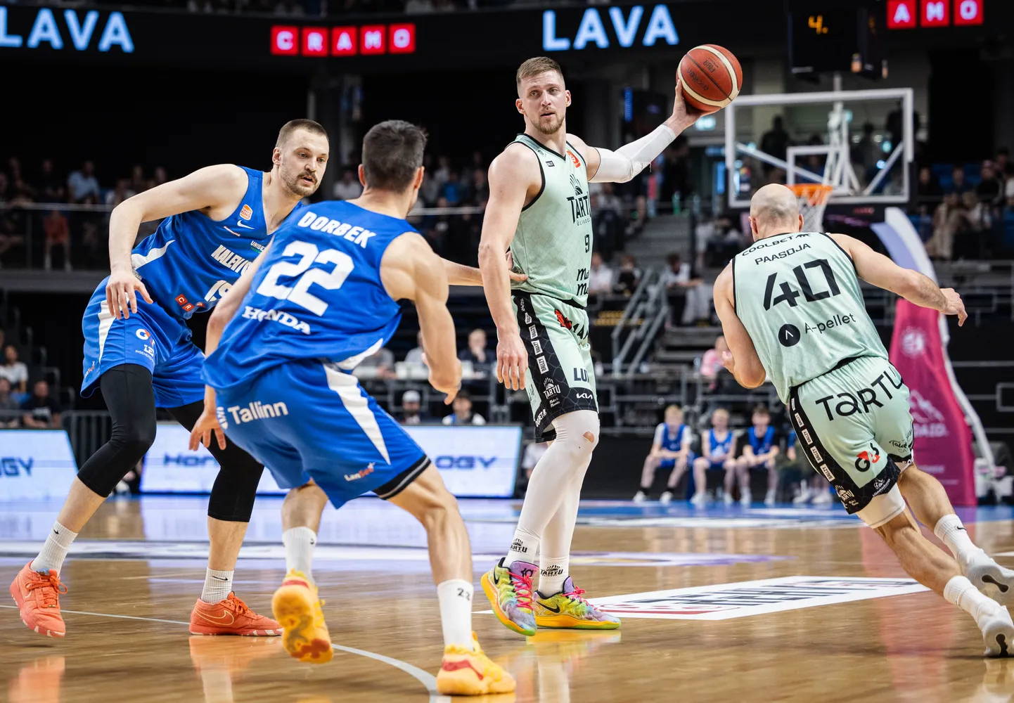 BC Kalev/Cramo ja Tartu Ülikool Maks & Moorits selgitavad laupäeval Eesti meistri korvpallis.