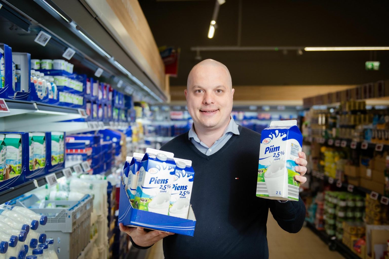 По словам члена правления Lidl Estonia и Lidl Latvia Александру Мага, эстонские молочные продукты уже продаются в латвийских магазинах Lidl.