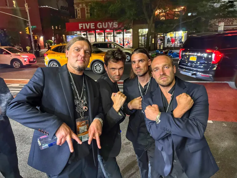 The world premiere of the brothers’ apple film “The Dog of God” in New York