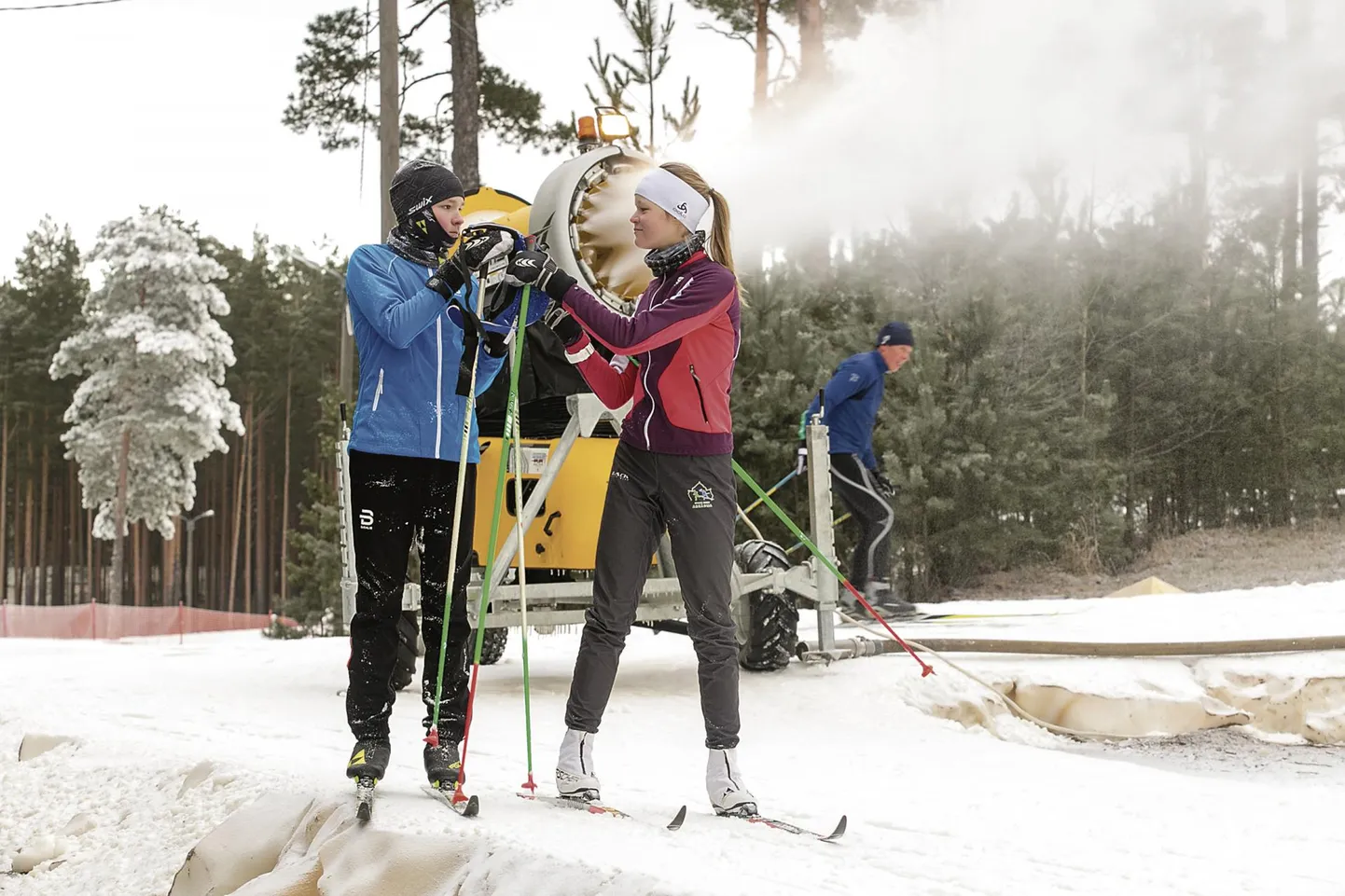 Vaheajal tasub aega veeta sportlikultki. Pildil Jõulumäe spordikeskus.