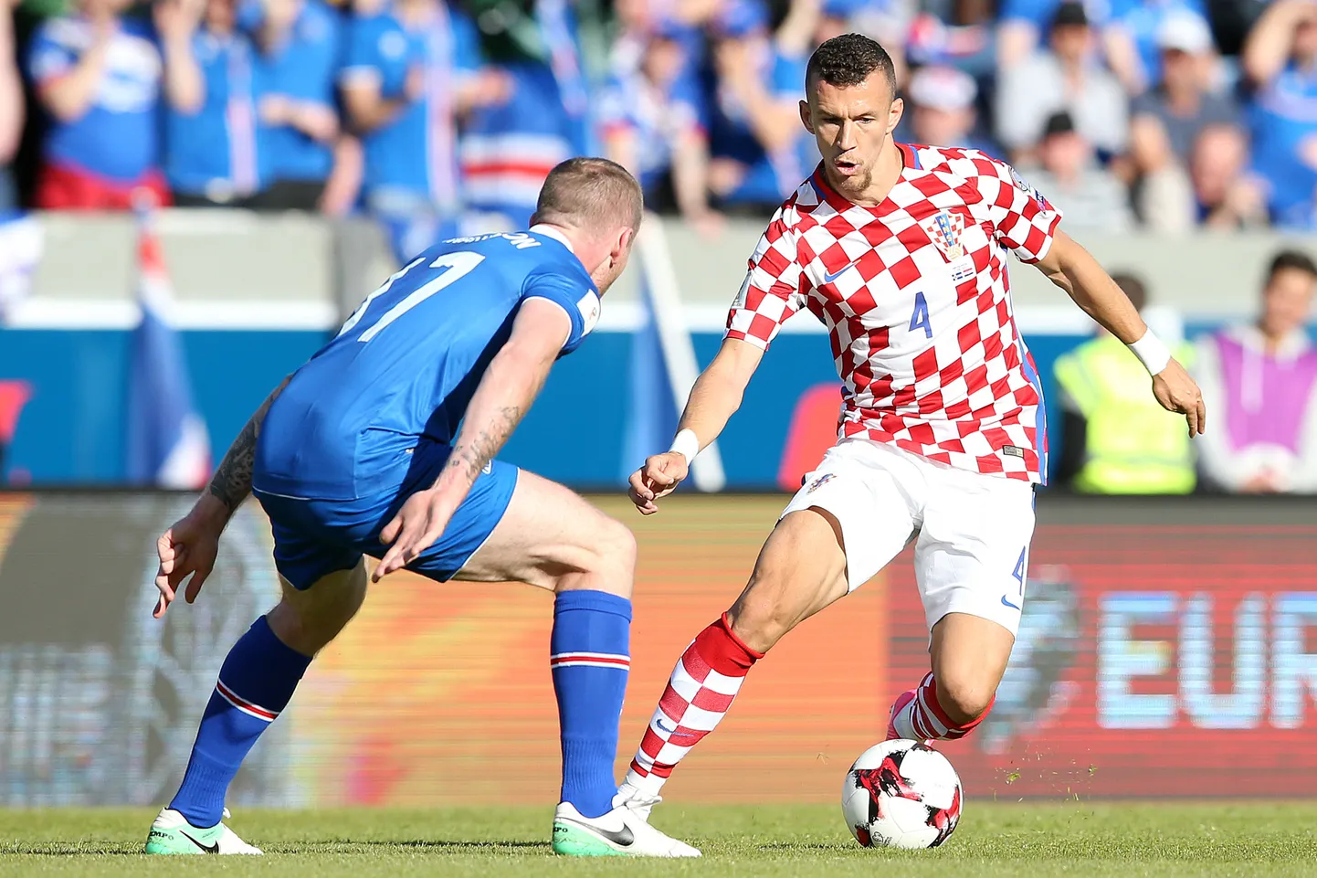 Ivan Perišic on esindanud Horvaatia jalgpallikoondist üle poolesaja korra.
