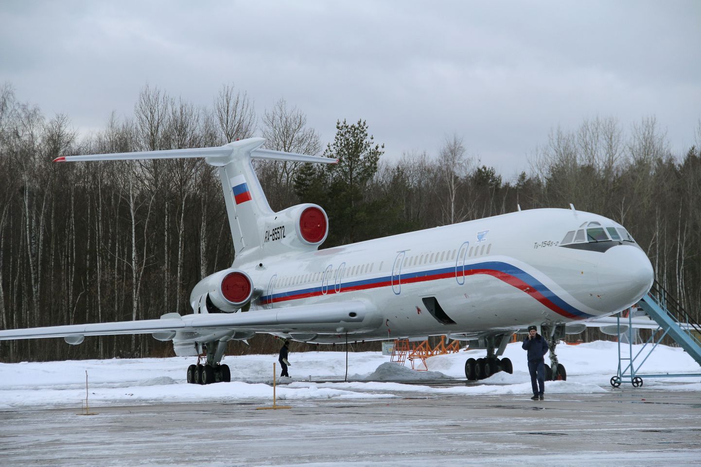 Lidmašīna "Tu-154". Ilustratīvs attēls