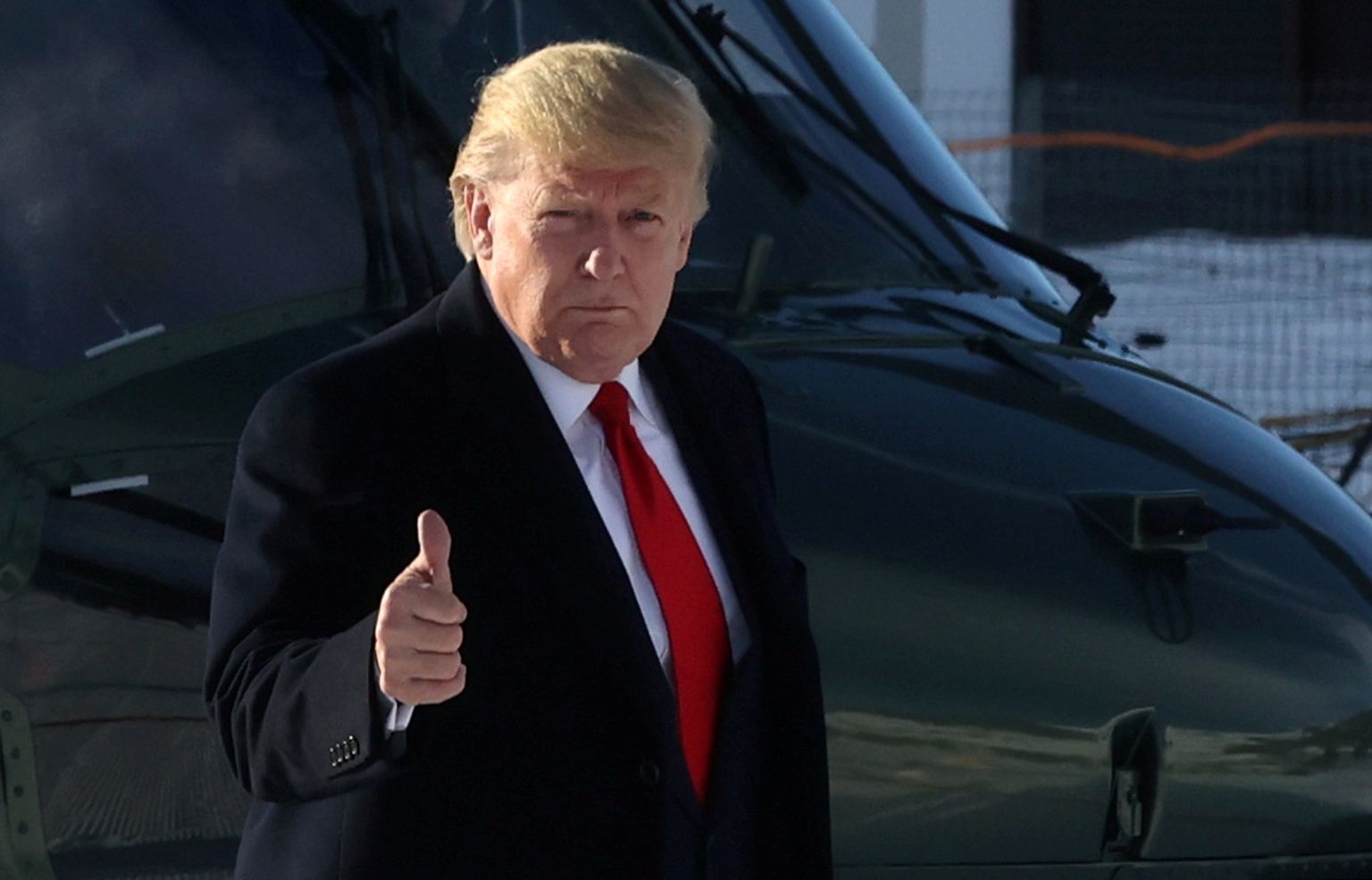 USA president Donald Trump 21. jaanuaril Šveitsis Davosis majandusfoorumil