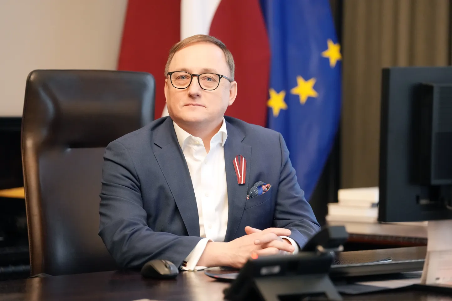 Latvijas Bankas prezidents Mārtiņš Kazāks