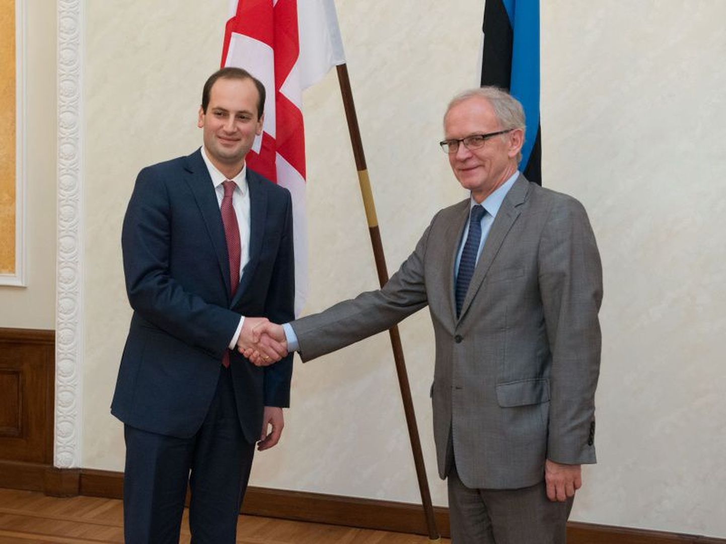 Встреча с министром иностранных дел Грузии Михаилом Джанелидзе в Таллинне