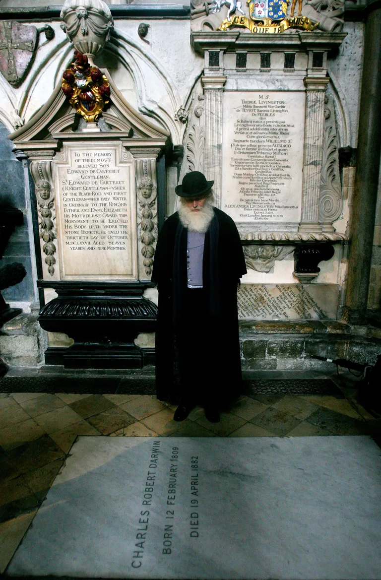 Charles Darwini matmispaik Westminster Abbeys