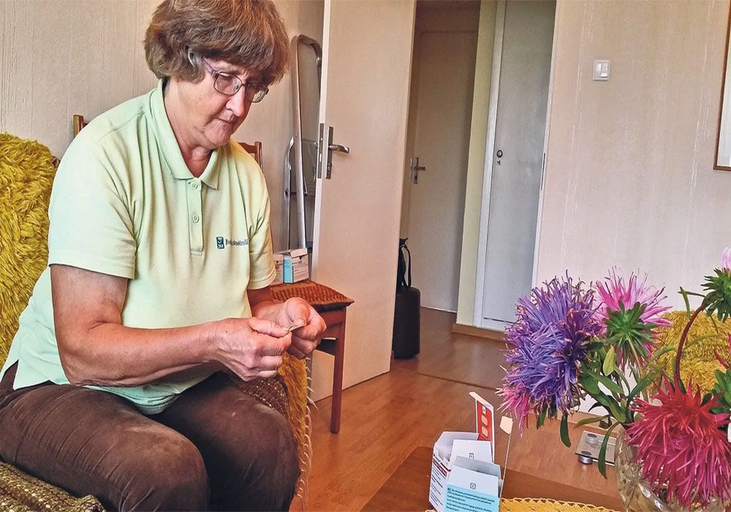 Eve Rämmaril on veel alles ravimite pakendid, mida ta hoiab kui head reliikviat, sest need tabletid tegid ta terveks.