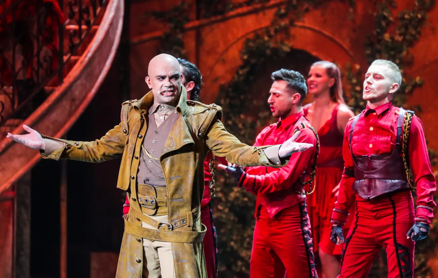 Shakespeare'i "Romeo ja Julia" muusikalivormis lavastus Moskvas.
