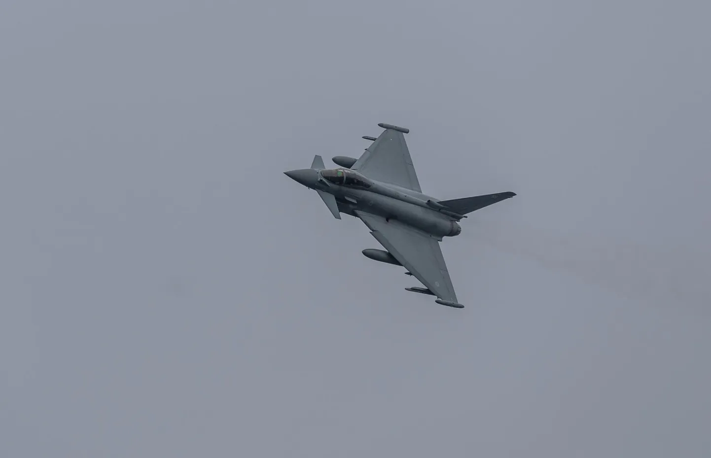 Eestis baseeruvad NATO üksused kasutavad hävituslennukeid Eurofighter Typhoon.