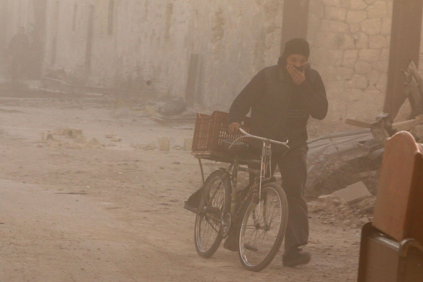 Mees Aleppo al-Shaari linnaosas.