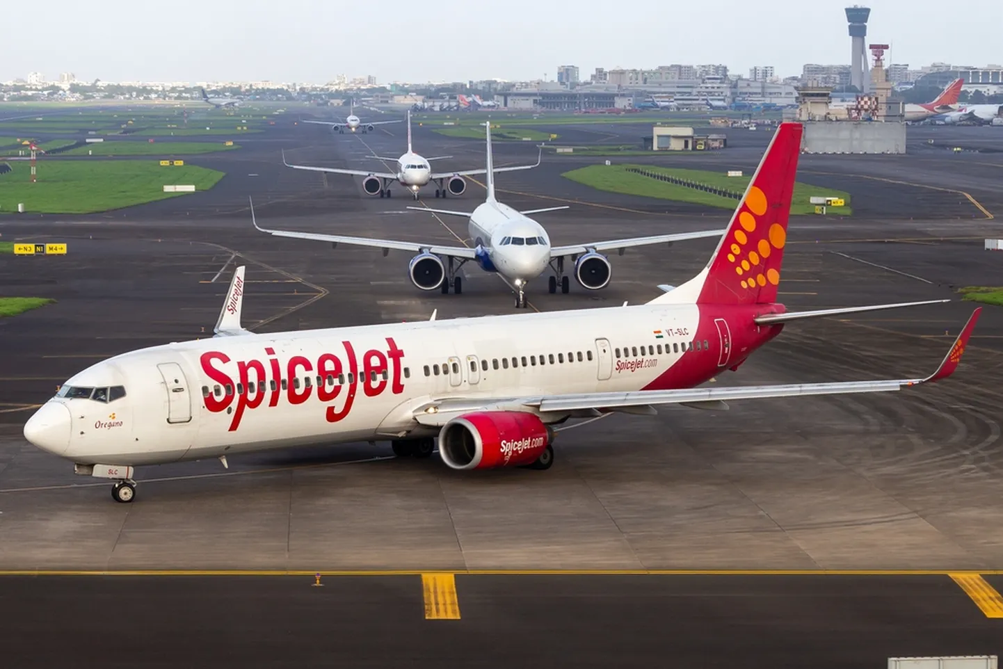 Самолет компании SpiceJet. Иллюстративное фото.