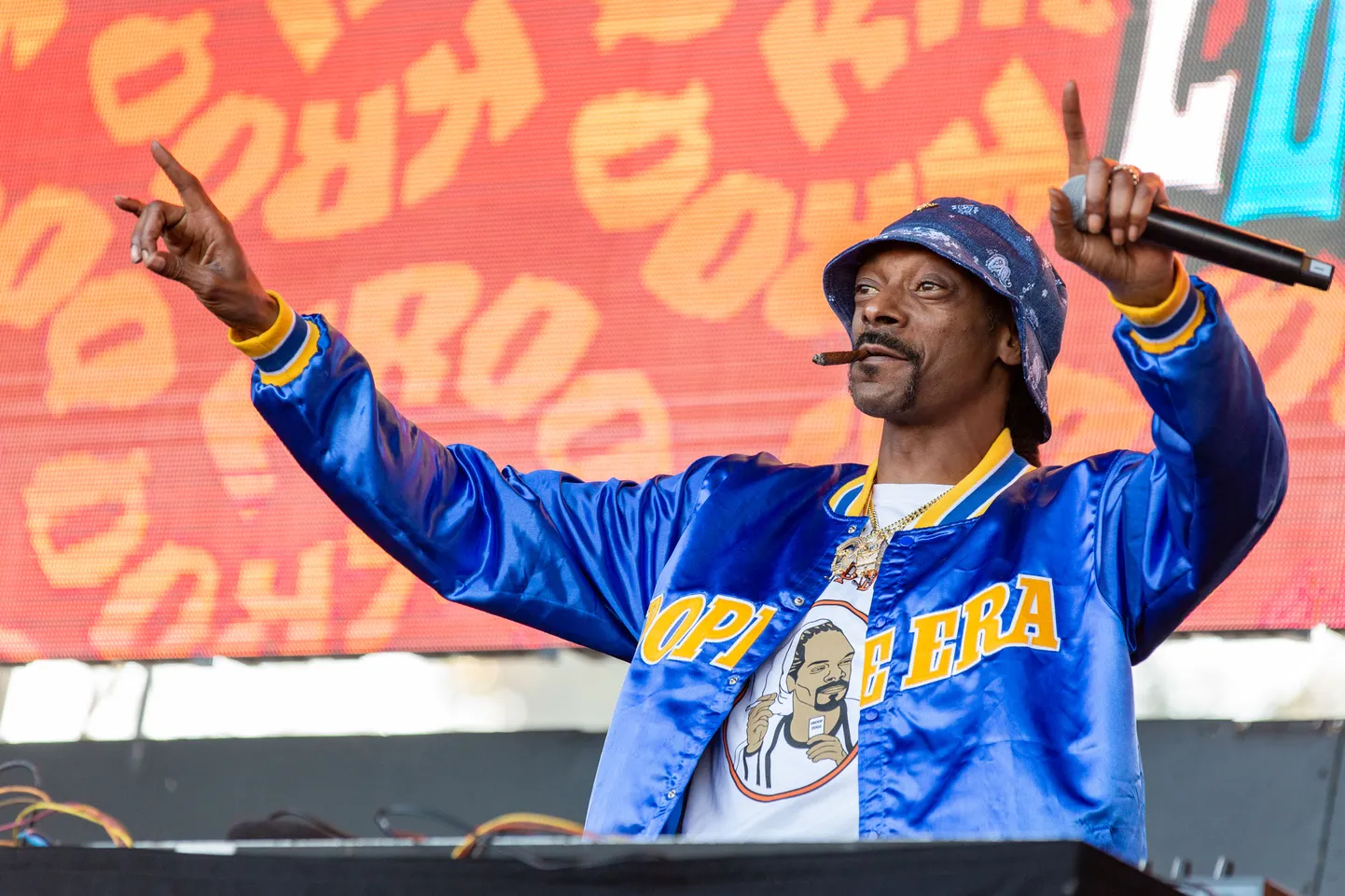 Snoop Dogg 2019. aastal, 8. juunil Californias antud kontserdil.