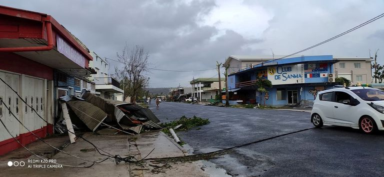Tormikahjud Vanuatul Luganville`is.