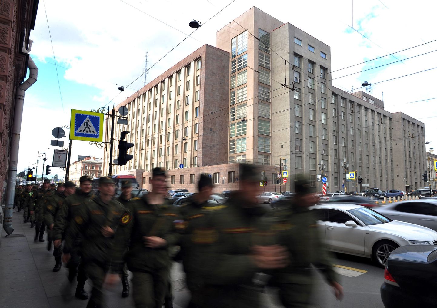 Venemaa föderaalse julgeolekuteenistuse (FSB) hoone Peterburis. Foto on illustreeriv.
