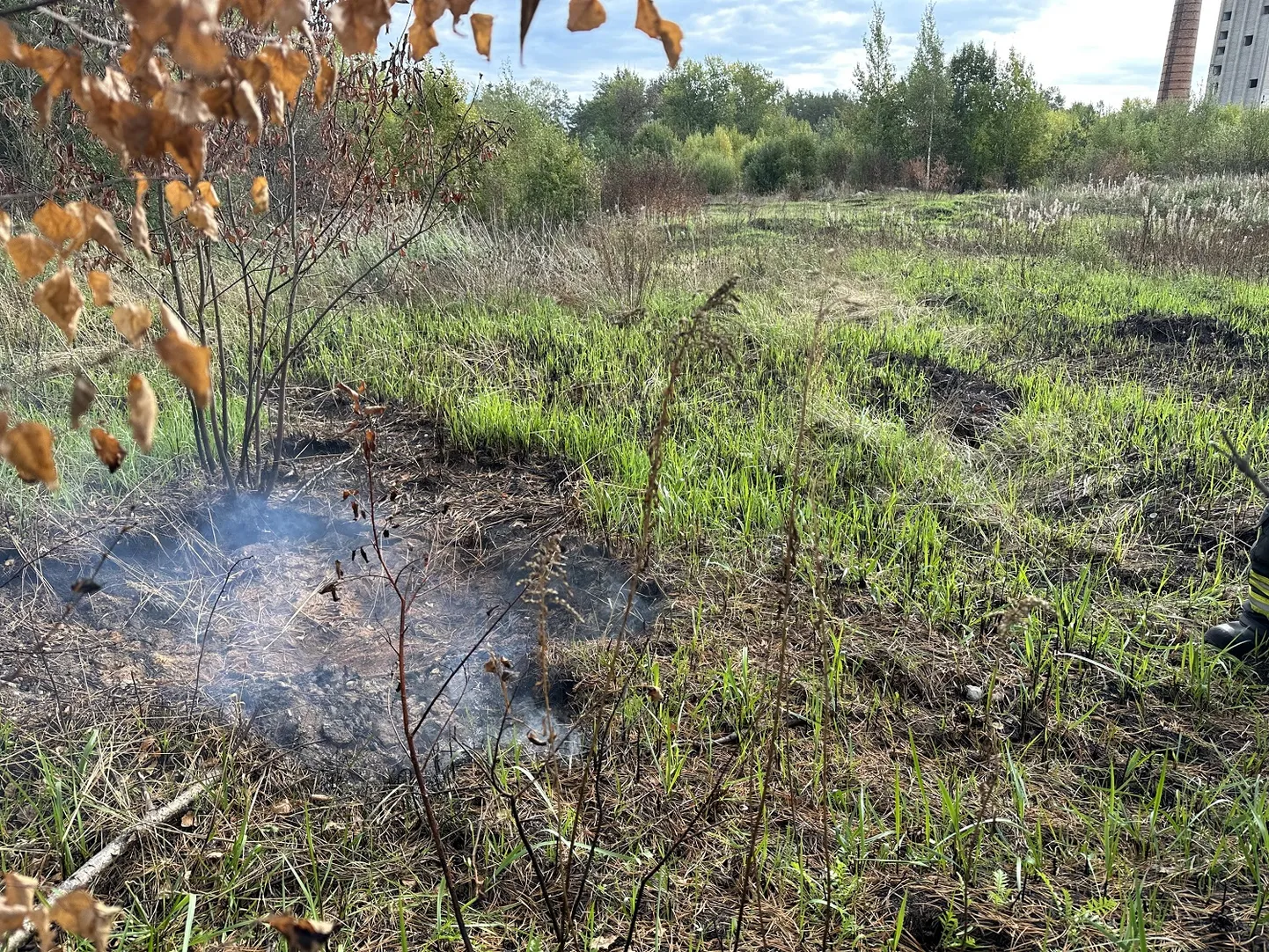 Возгорание в Ору.