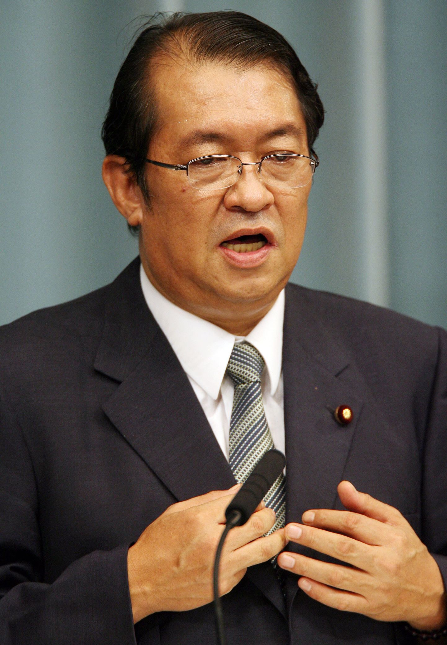 Jaapani justiitsminister Kunio Hatoyama