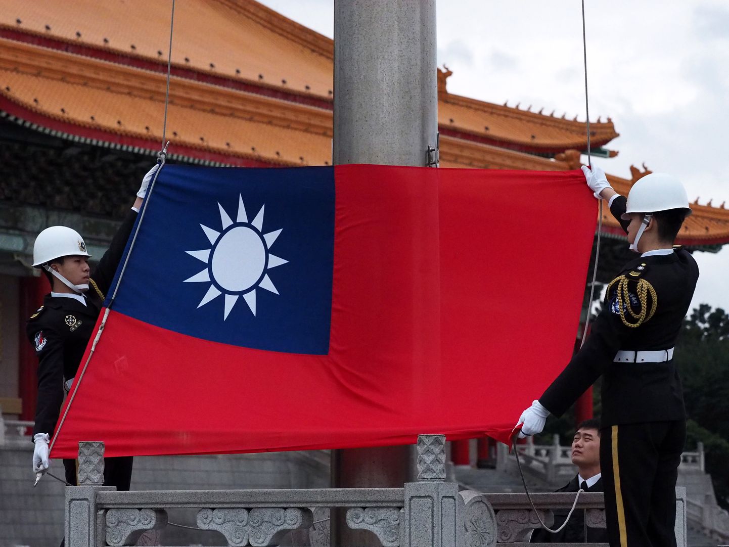 Taivānas karogs. Ilustratīvs foto.