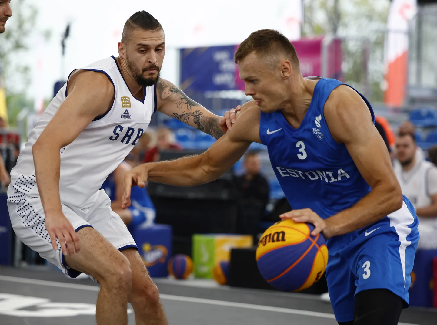 Eesti 3x3 korvpallimeeskond alistas Euroopa mängudel Serbia.