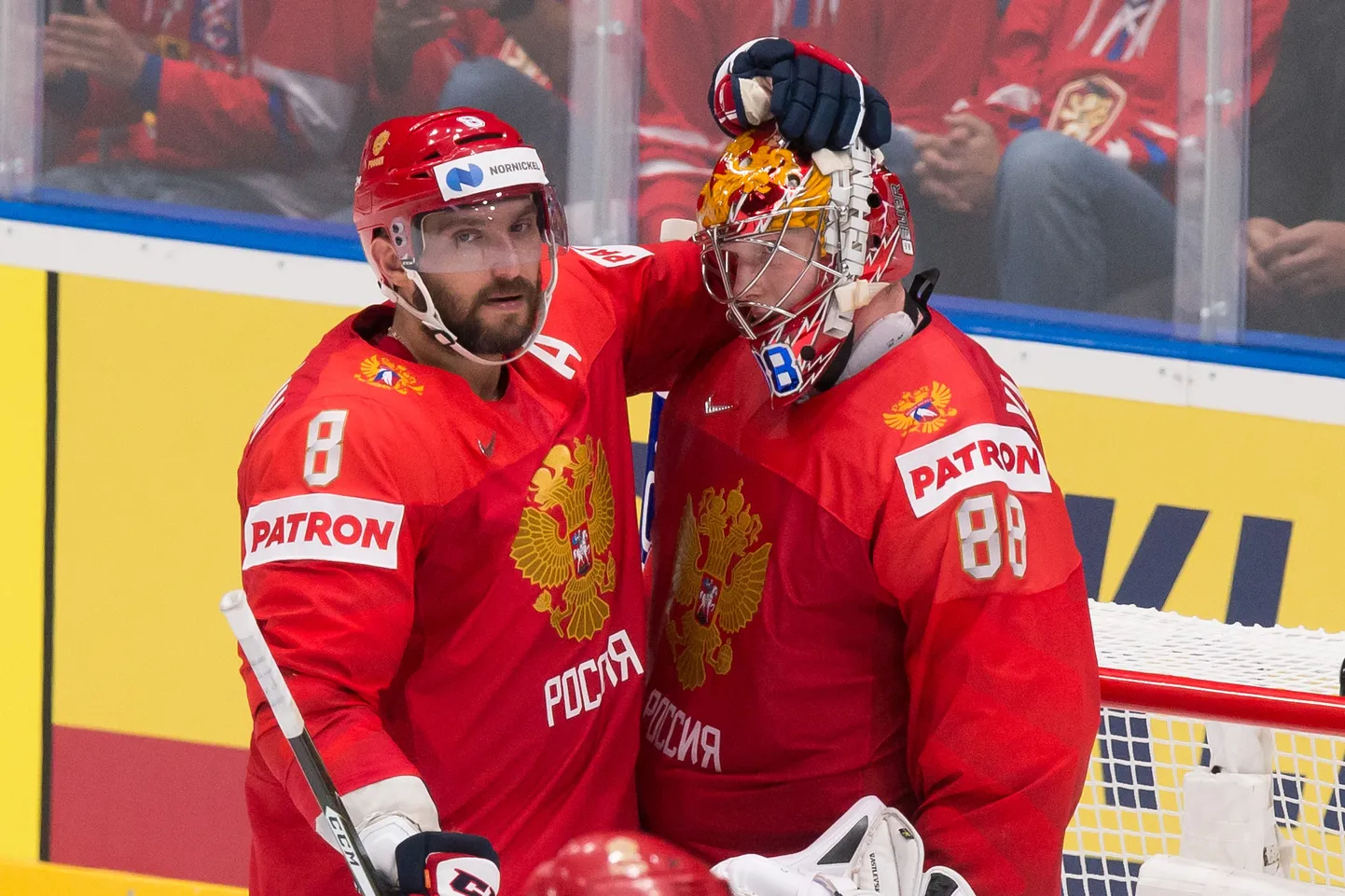 Aleksandrs Ovečkins un Andrejs Vasiļevskis