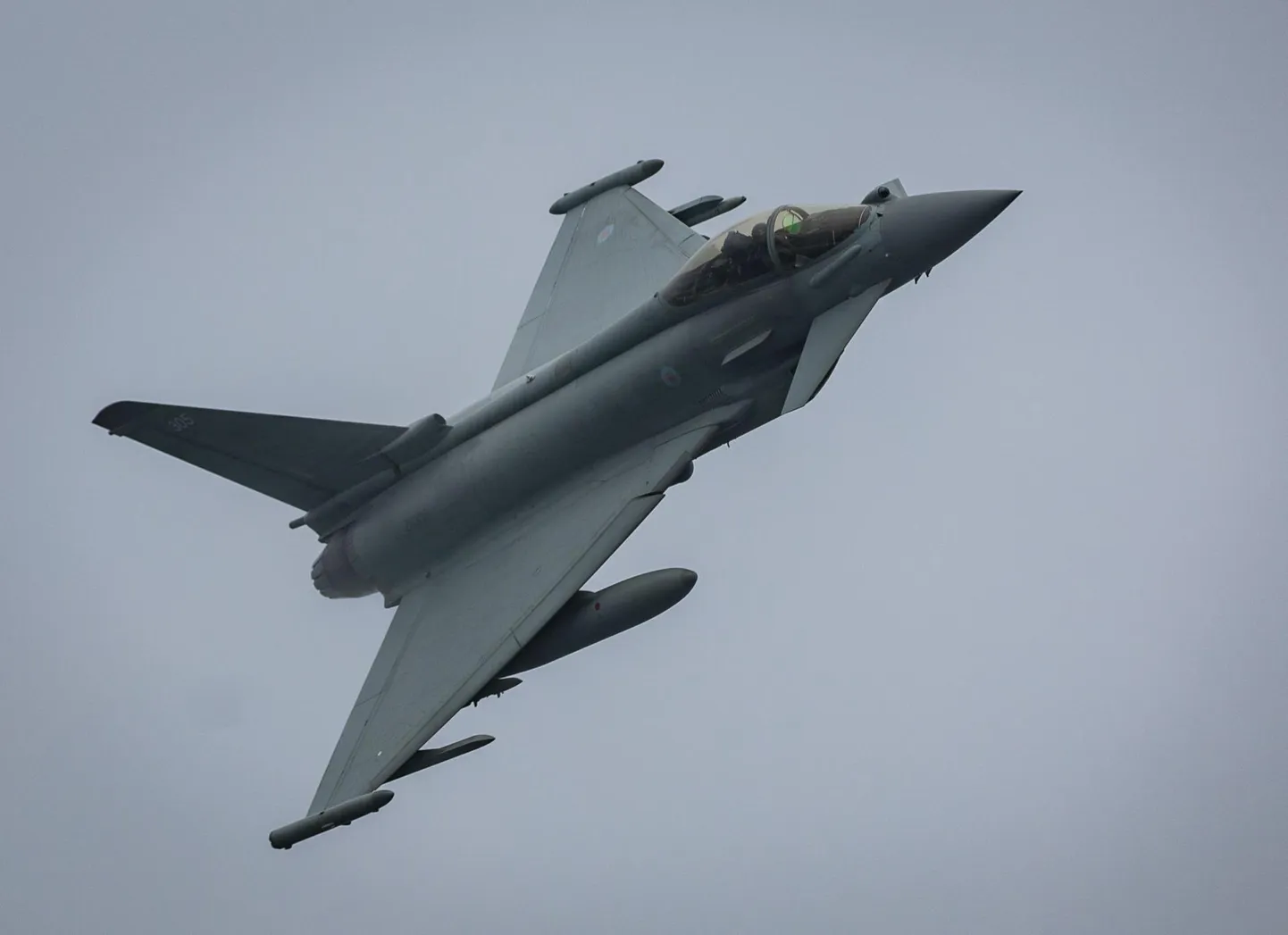Eurofighter Typhooni hävituslennuk.