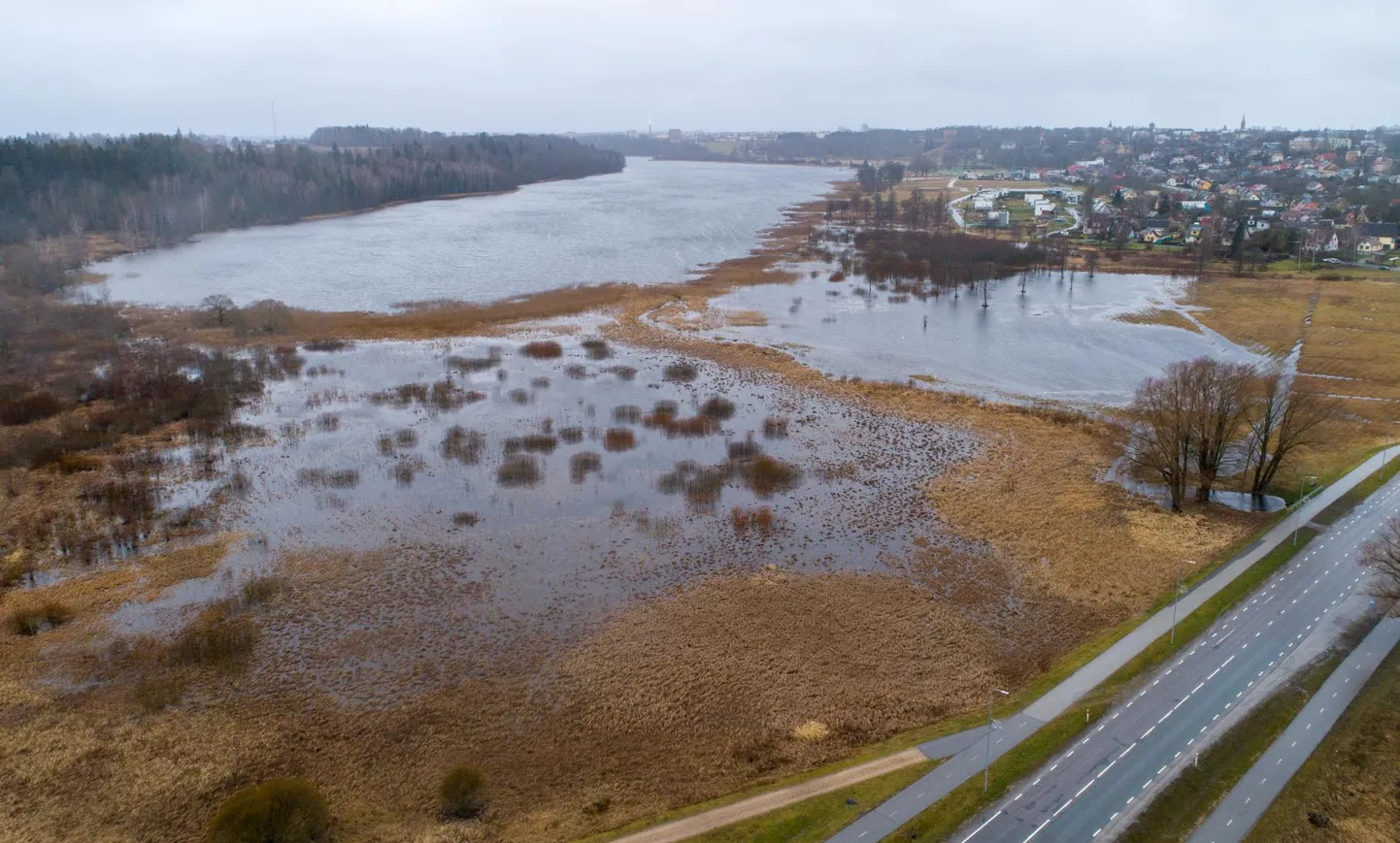 Viljandi järv ei mahtunud vabariigi aastapäeva eel, 23. veebruaril enam sängi ära.