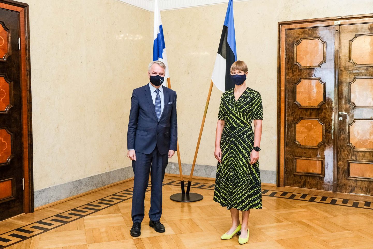 Кальюлайд встретилась с министром иностранных дел Финляндии