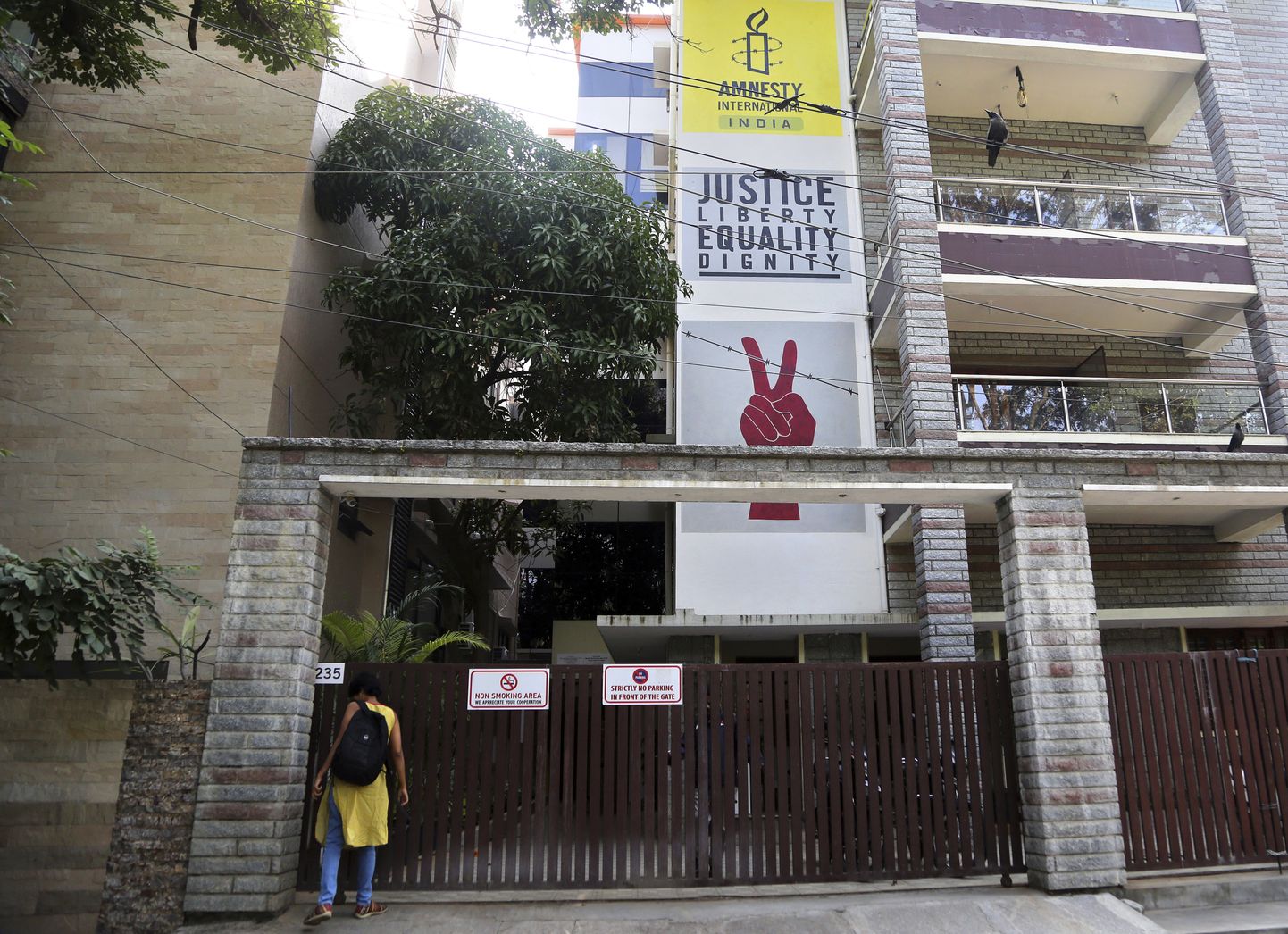 Inimõigusorganisatsiooni Amnesty International kontor Indias.