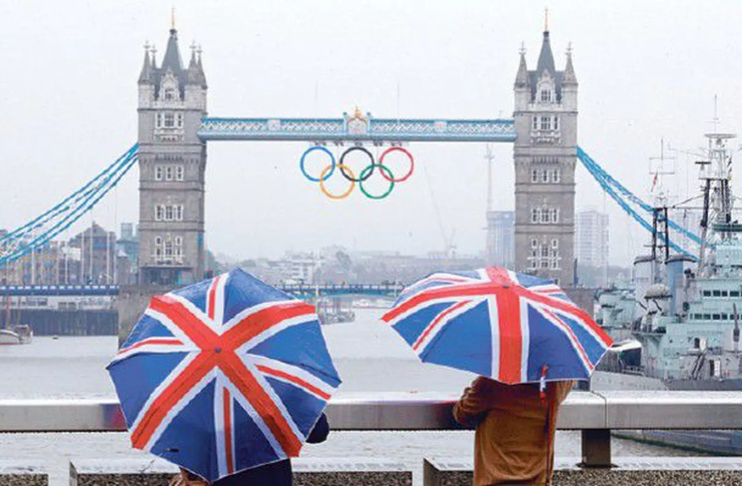Лондон перед Олимпийскими играми.