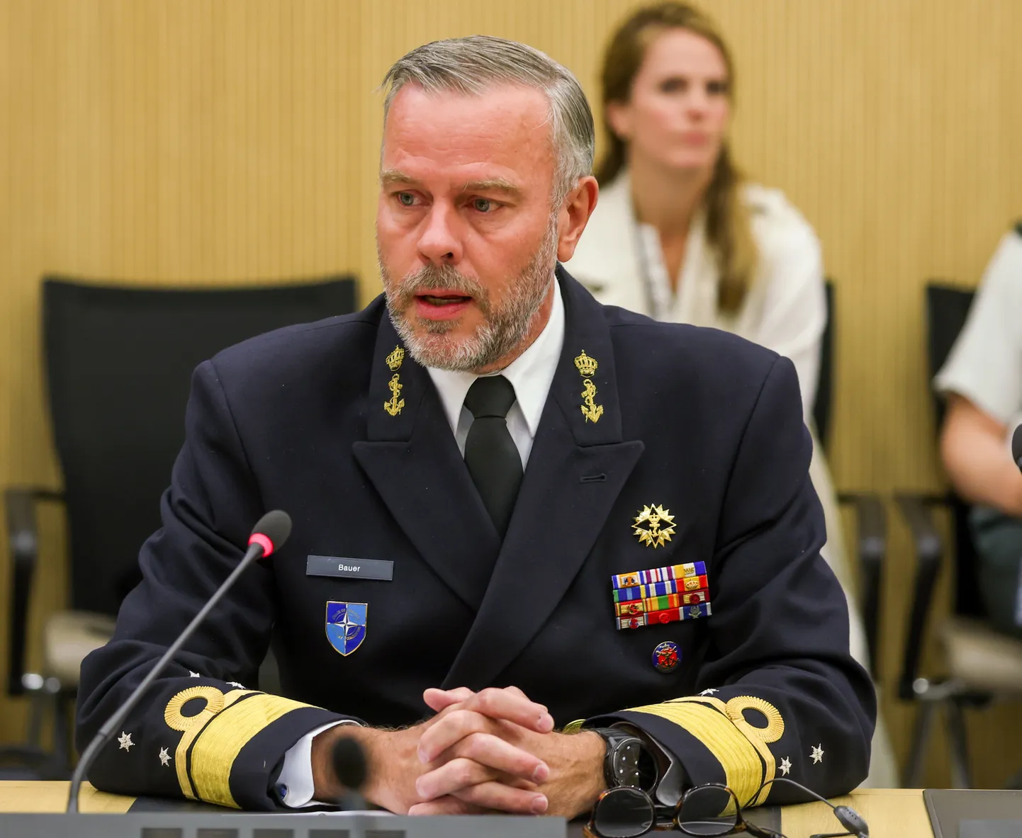 NATO sõjalise komitee juht admiral Rob Bauer.