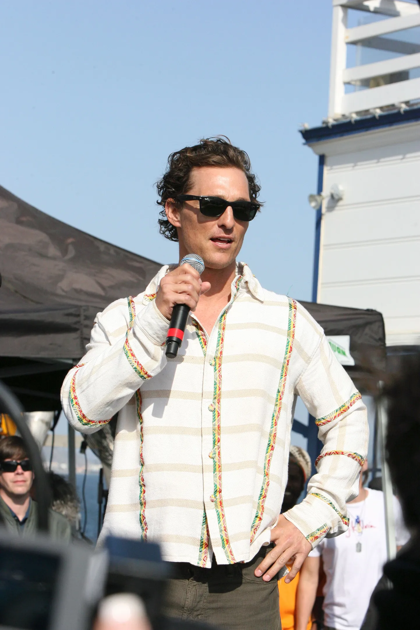 Matthew McConaughey käis perega muusikafestivalil