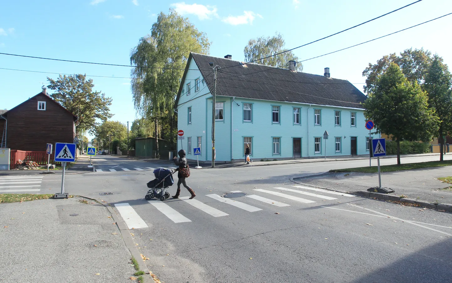 Tähe ja Vaba tänava ristmik.