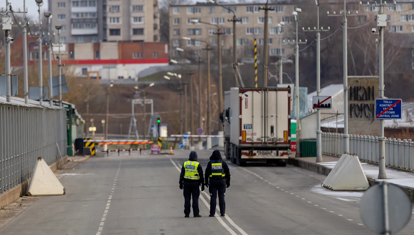 Narva piiripunkt 20.11.2023.