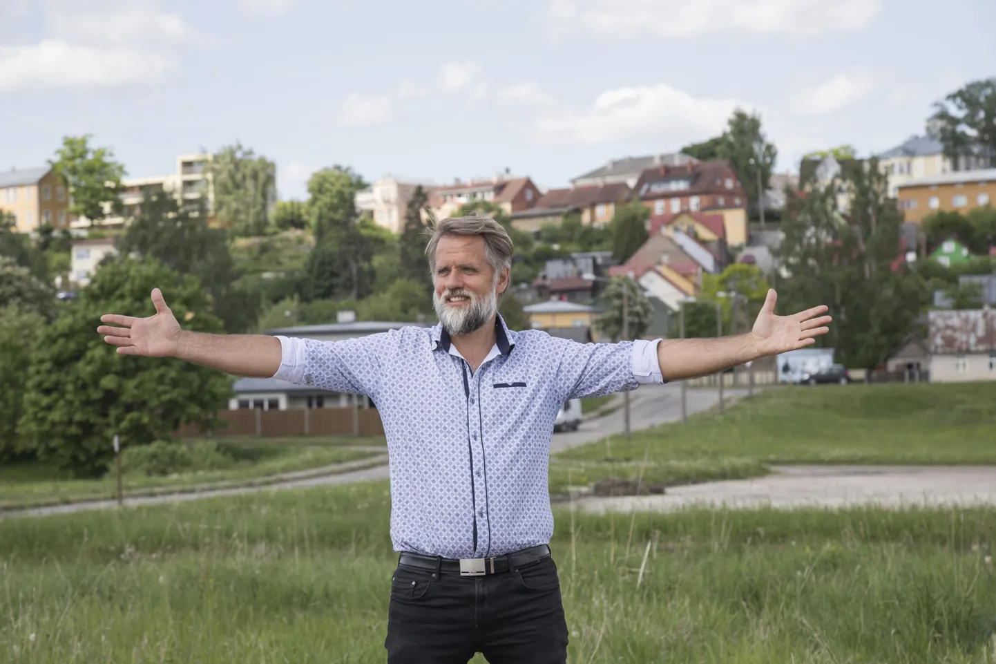 «See siin on väga vinge koht! Oleks kurb, kui Viljandi seda potentsiaali ära ei kasutaks,» ütles ettevõtja Roman Kusma Vikerkaare krundi kohta.