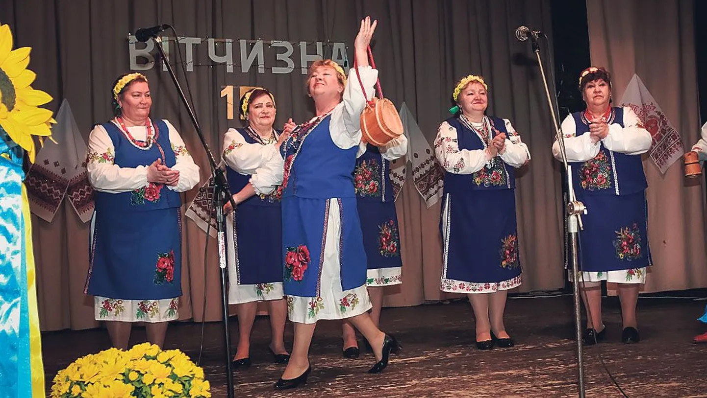 Hetk Ukraina seltsi Vitšisna 15. aastapäeva meeleolukalt kontserdilt Nooruse majas.